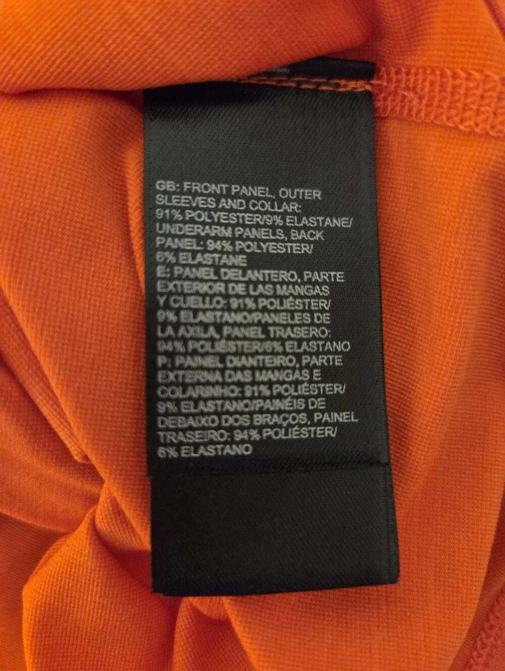 The North Face Gorpcore 1/4 Zip Shirt Orange Gray Long Sleeve Outdoors Size XL